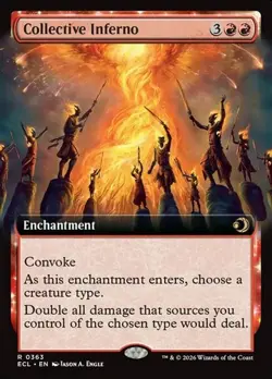 Collective Inferno - Extended Art ECL NM MTG - Image 1