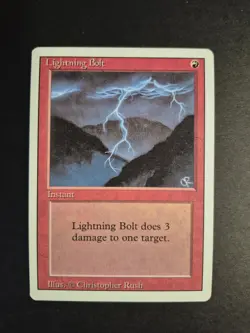 Lightning Bolt (Revised Edition) Regular MTG - Image 1