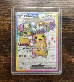 POKEMON, PIKACHU EX #219/191 (SURGING SPARK) NEAR MINT OR BETTER CONDITION - Image 1