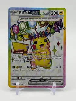 Pokemon Pikachu EX Surging Sparks #219/191 Near Mint Condition Full Art CLEAN - Image 1