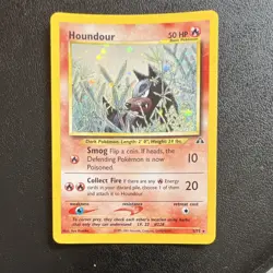 Houndour 5/75 Neo Discovery Holo Rare Pokemon TCG LP - Image 1