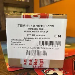 Sealed Case Phantasmal Flames Pokemon TCG 6x Booster Boxes 📦 - Image 1
