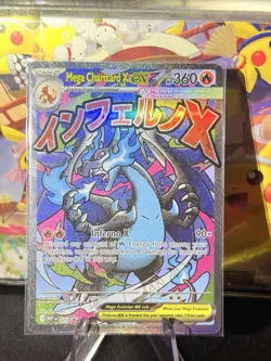 Mega Charizard X ex 023 Pokemon Me: Mega Evolution Promo Holo English Near Mint - Image 1