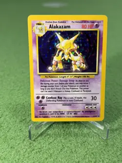 Pokemon Alakazam TCG 1/102 Base Set Holo Rare, evolution set - Image 5