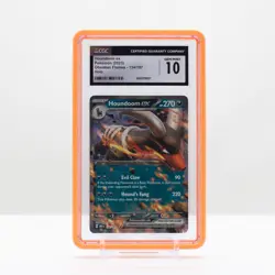 Pokemon Houndoom ex Holo #134/197 Obsidian Flames 2023 - CGC 10 Gem Mint - Image 1