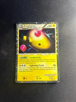 Pokemon TCG Ampharos Prime - HeartGold & SoulSilver - 105/123 - Lightly Played - Image 1