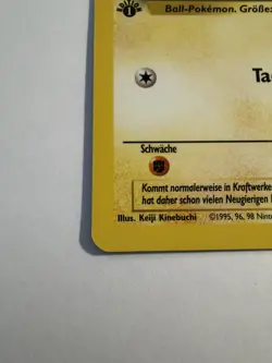 POKEMON 1st Edition Voltorb (Voltobal) 67/102 NM Near Mint GERMAN Base set - Image 2