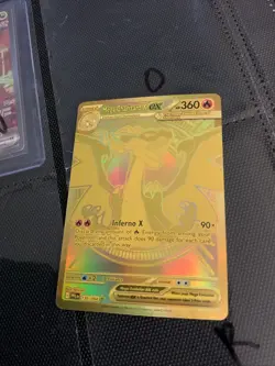 Gold Mega Charizard X EX 130/094 - English - Pokemon Phantasmal Flames - J - Image 1