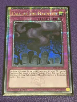 Call of the Haunted RA03-EN108 Quarter Century Rare 1st Edition Yugioh NM - Image 1