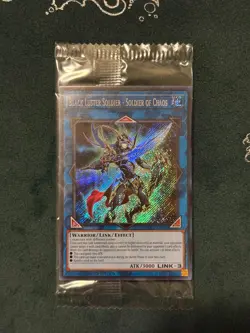 Black Luster Soldier Soldier of Chaos BLC1-EN002 Secret Rare YuGiOh NM - Image 1