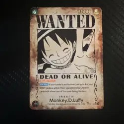 One Piece Monkey.D.Luffy SEC SP Wanted Poster OP13 -118 Carrying On His Will - Image 1