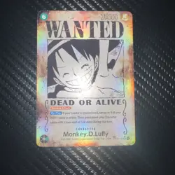 One Piece Monkey.D.Luffy SEC SP Wanted Poster OP13 -118 Carrying On His Will - Image 2