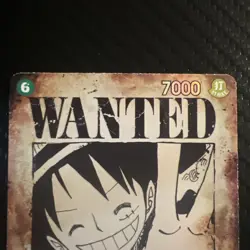One Piece Monkey.D.Luffy SEC SP Wanted Poster OP13 -118 Carrying On His Will - Image 3