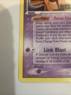 Deoxys 16/107 Destiny Deoxys Movie Promo (Stamped Holo Markings) Pokemon No play - Image 5