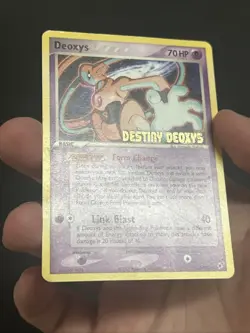 Pokemon Deoxys DESTINY DEOXYS PROMO REVERSE HOLO STAMPED 16/107 Mp/DMG - Image 2