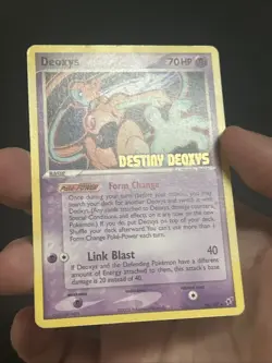 Pokemon Deoxys DESTINY DEOXYS PROMO REVERSE HOLO STAMPED 16/107 Mp/DMG - Image 3