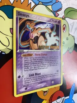 Deoxys 16/107 Destiny Deoxys Movie Promo Stamped Pokemon Card LP - Image 2