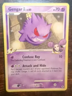 Gengar GL LV.65 40/111 Rising Rivals Regular Rare Pokemon TCG Card MP - Image 1