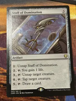 Staff of Domination Commander Legends Regular NM-M Unplayed 343/361 - Image 1