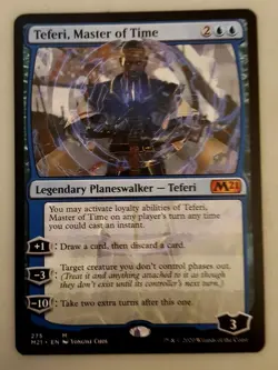 1x Teferi, Master of Time (275) Core Set 2021 M21 MTG Magic The Gathering NM - Image 1