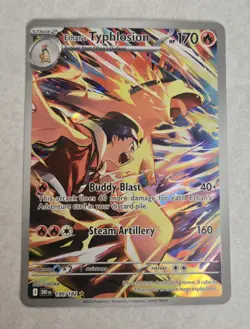 Ethan's Typhlosion 190/182 Pokemon Destined Rivals Illustration Rare NM - Image 1