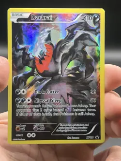 2016 Pokemon XY Promo Darkrai #XY114 English NM Black Star - Image 3