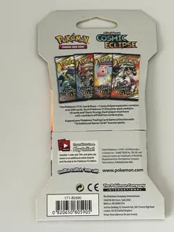 Pokemon Sun & Moon--Cosmic Eclipse Sleeved Booster Pack Dialga Palkia Art Sealed - Image 2