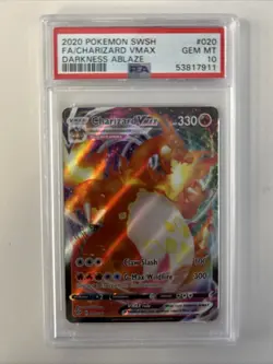 Pokemon Darkness Ablaze Charizard VMAX PSA 10 Gem Mint 20/189 - Image 1