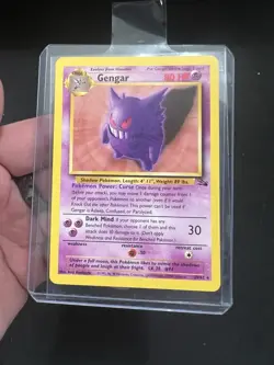 Vintage Gengar Pokemon Fossil 20/62 1999 Non Holo Rare Good Condition - Image 1
