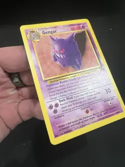 Vintage Gengar Pokemon Fossil 20/62 1999 Non Holo Rare Good Condition - Image 3