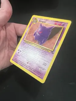 Vintage Gengar Pokemon Fossil 20/62 1999 Non Holo Rare Good Condition - Image 4