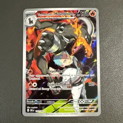 Team Rocket's Houndoom IR 191/182 Near Mint Destined Rivals POKEMON NM - Image 1