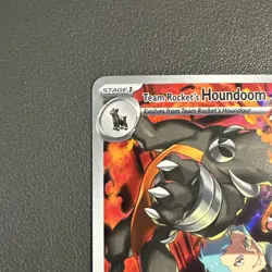 Team Rocket's Houndoom IR 191/182 Near Mint Destined Rivals POKEMON NM - Image 3