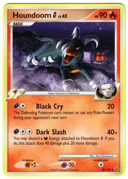 POKEMON • Houndoom Lv.45 • PLATINUM 50/127 - Image 1
