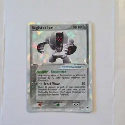 Pokemon TCG Registeel ex Holo Ultra Rare 99/101 EX Hidden Legends 90 HP (2004) - Image 1