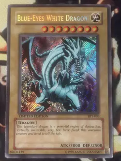 Yugioh: Blue-Eyes White Dragon - BPT-003 - Secret Rare - Limited Edition - MP - Image 1