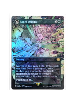 MTG Esper Origins Rare 0370 FFVI Borderless Foil FINAL FANTASY FIN ENGLISH NM/M - Image 1