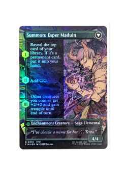 MTG Esper Origins Rare 0370 FFVI Borderless Foil FINAL FANTASY FIN ENGLISH NM/M - Image 2