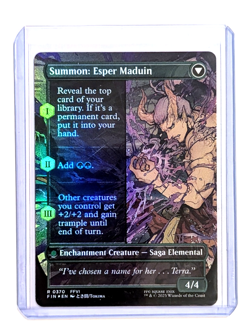 MTG Esper Origins Rare 0370 FFVI Borderless Foil FINAL FANTASY FIN ENGLISH NM/M - Image 4