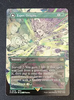 Magic the Gathering - Esper Origins (Borderless) Final Fantasy Foil #370 - Image 1