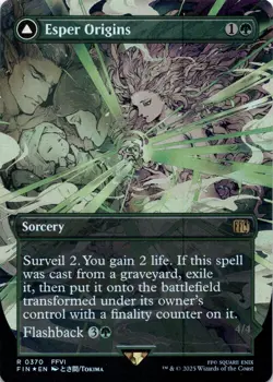 Esper Origins FOIL BORDERLESS Final Fantasy Magic MTG NM - Image 1