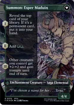 Esper Origins FOIL BORDERLESS Final Fantasy Magic MTG NM - Image 2