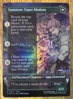 MTG Final Fantasy, Esper Origins / Summon: Esper Maduin - Borderless Foil - Image 2