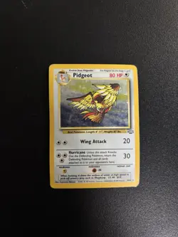 Pidgeot 8/64 Jungle Holo Rare Unlimited, No Symbol, Near Mint WOTC 1999 - Image 1