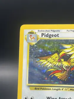 Pokemon Card - Error No Symbol Pidgeot Jungle 8/64 Holo Rare - Image 2