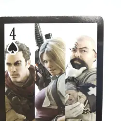 spade 4 Resident Evil Operation Raccoon City Capcom Summer Jam Playing Cards - Image 3