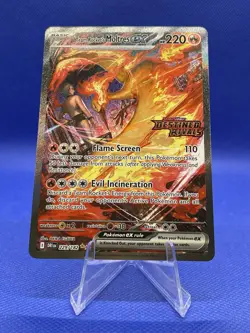 Pokemon TCG Team Rockets Moltres EX Holo Card 229/182 Sir Destined Rivals NM - Image 1