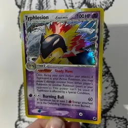 Pokemon Cards - TCG Typhlosion Card 12/101 Delta Species EX Dragon Frontiers LP - Image 1
