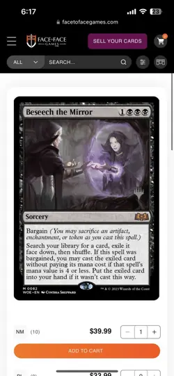 Beseech the Mirror Promo MTG - Image 2