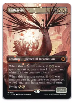 Magic: MTG Lorwyn Eclipsed - Catharsis (Borderless Foil) Mythic 292 NM ECL - Image 1